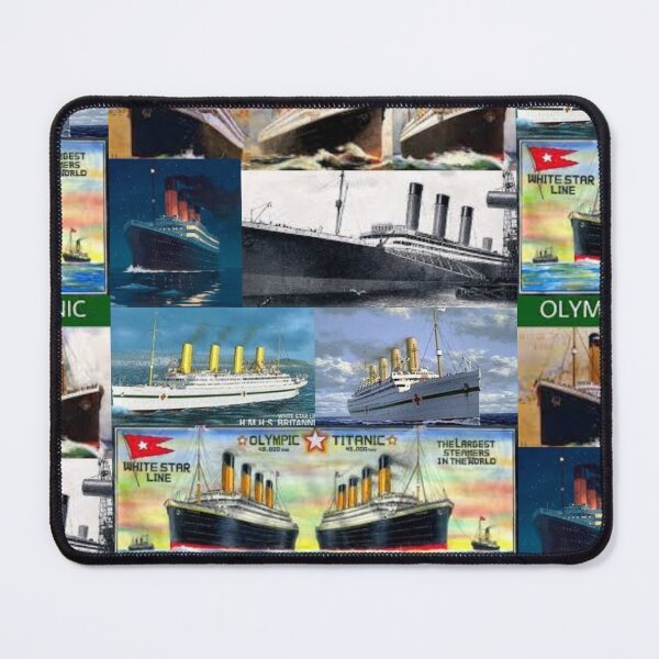 Item preview, Titanic and her sisters olympic, britanic sister ship,iceburg,white star star liners, designed and sold by amy greaves.