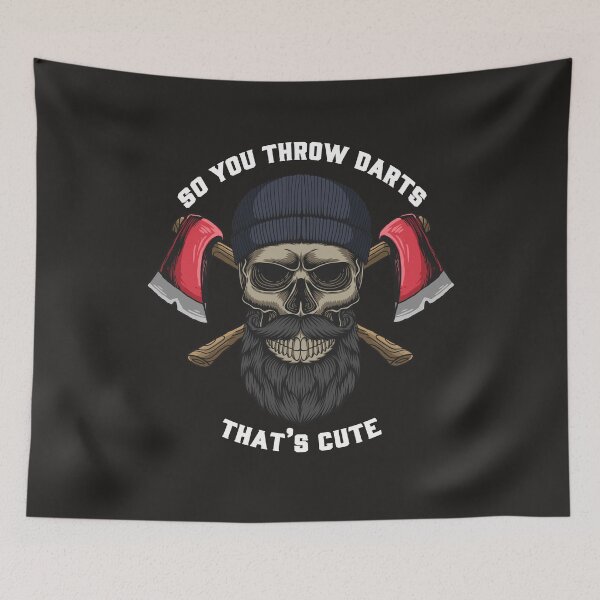 Item preview, Axe Throwing Cartoon For Hatchet & Tomahawk Thrower designed and sold by MrEddie10.
