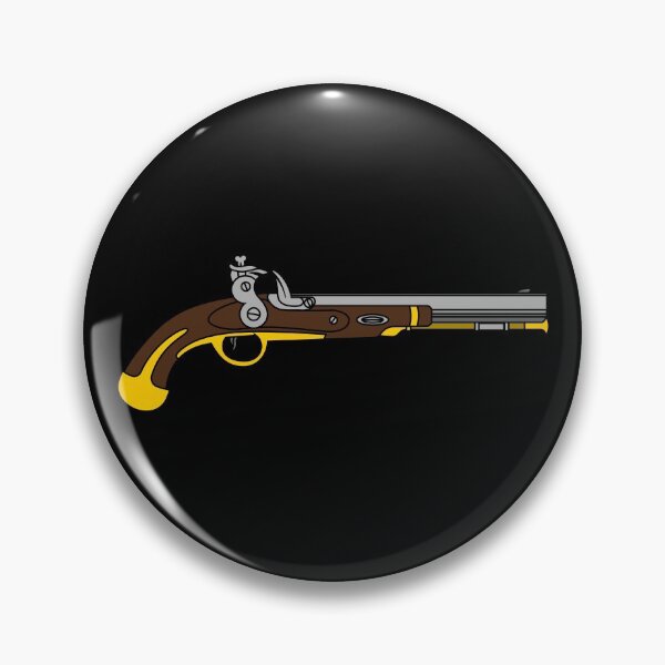 Item preview, Simple Historic Flintlock Pistol Ilustration designed and sold by Dator.