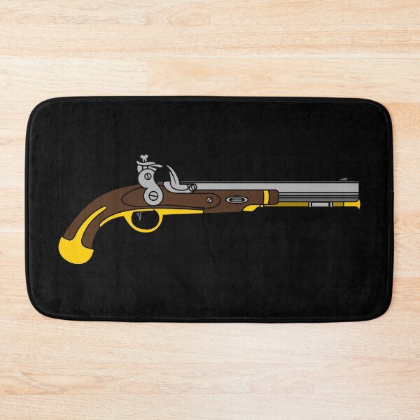 Item preview, Simple Historic Flintlock Pistol Ilustration designed and sold by Dator.