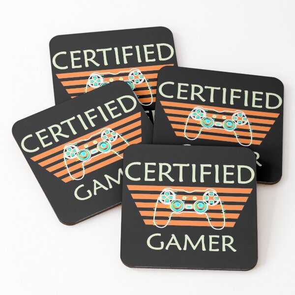 Item preview, Certified Gamer Vintage Controller Gamers Gift designed and sold by Wadia Hamda.