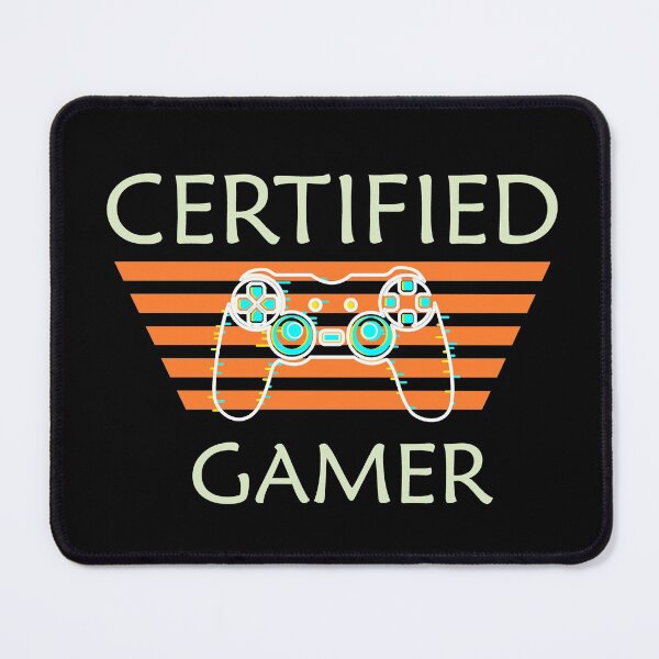Item preview, Certified Gamer Vintage Controller Gamers Gift designed and sold by Wadia Hamda.