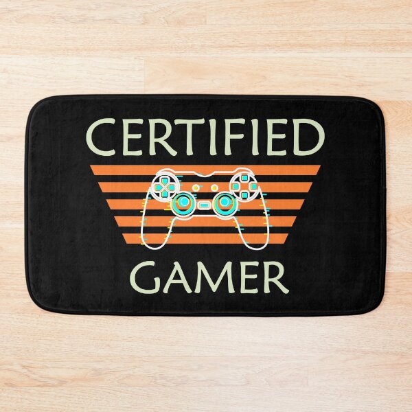 Item preview, Certified Gamer Vintage Controller Gamers Gift designed and sold by Wadia Hamda.