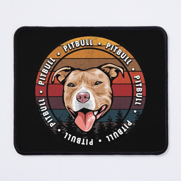 Item preview, Pitbull distressed sunset retro dog face design designed and sold by SamRVstore.