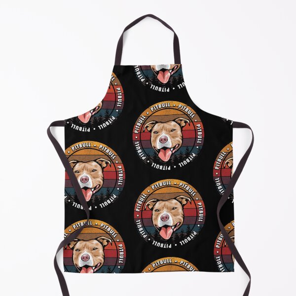 Item preview, Pitbull distressed sunset retro dog face design designed and sold by SamRVstore.