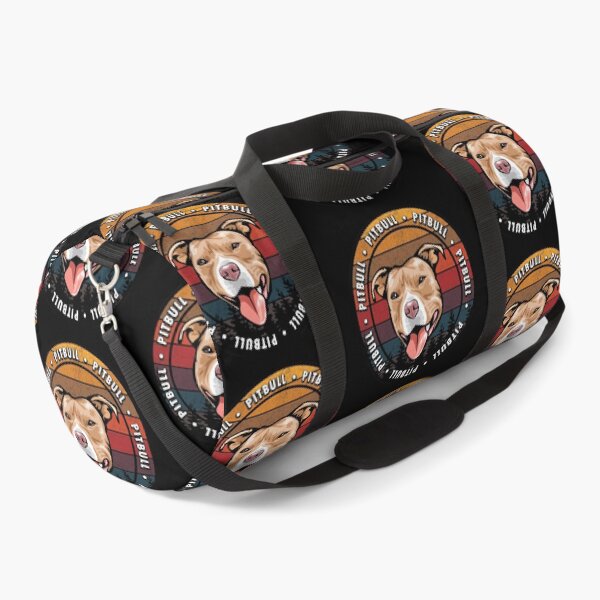 Item preview, Pitbull distressed sunset retro dog face design designed and sold by SamRVstore.