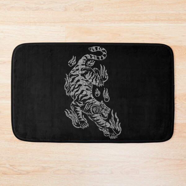 Item preview, 2022 Year of the Tiger - Flaming Grey Water Tiger designed and sold by Trinket-Trickster.