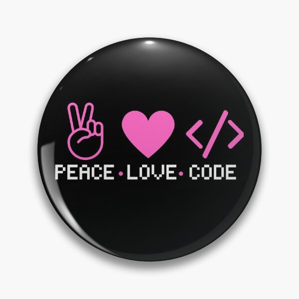 Item preview, Peace Love Code| Coding/Coder software engineer developer programmer geek coder STEM designed and sold by brinikki.