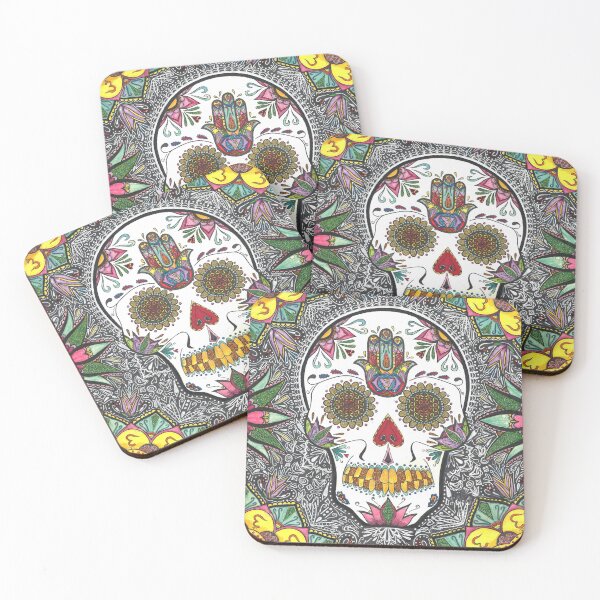 Item preview, Glitter Sugar Skull designed and sold by Gauthtistic.