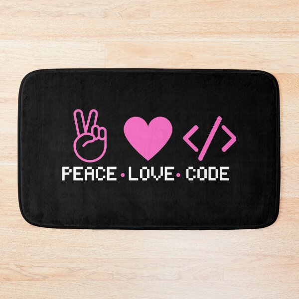 Item preview, Peace Love Code| Coding/Coder software engineer developer programmer geek coder STEM designed and sold by brinikki.
