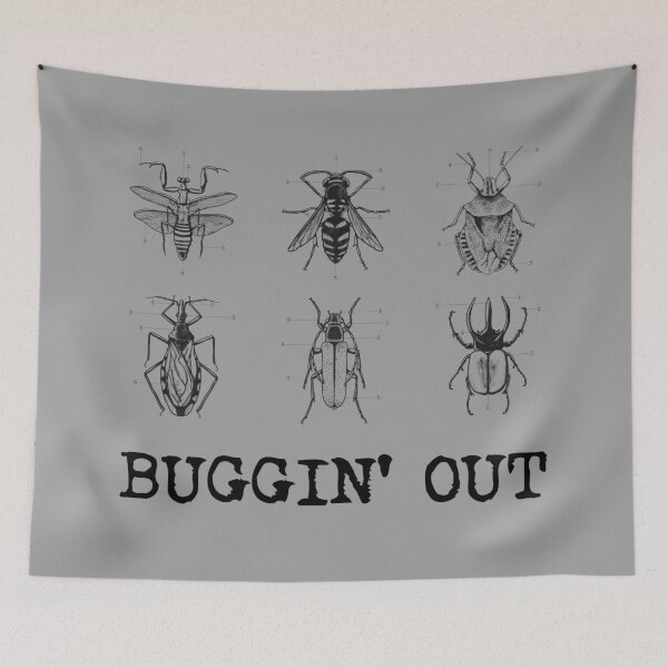 Item preview, Buggin' Out Insects (BLACK) designed and sold by CRHPOD20.