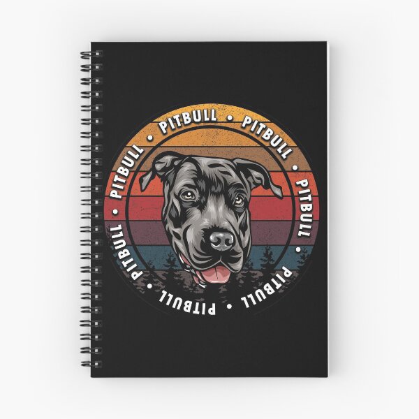 Item preview, Pitbull distressed sunset retro dog face design designed and sold by SamRVstore.