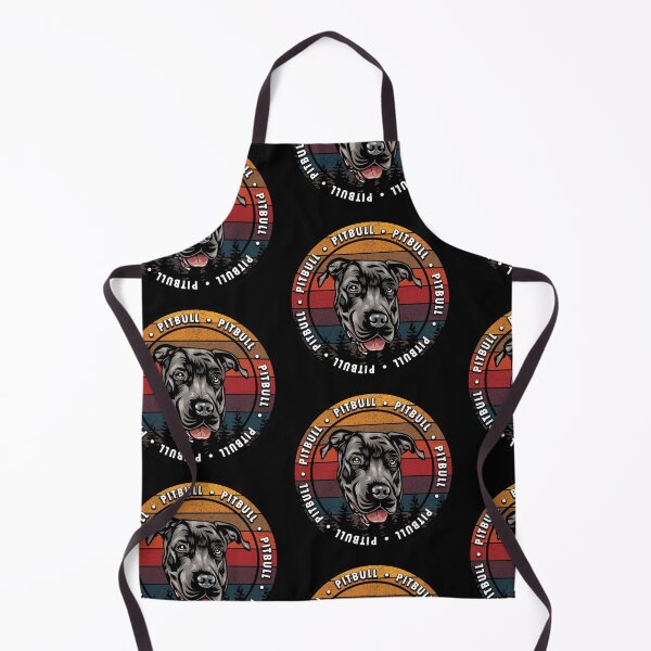 Item preview, Pitbull distressed sunset retro dog face design designed and sold by SamRVstore.