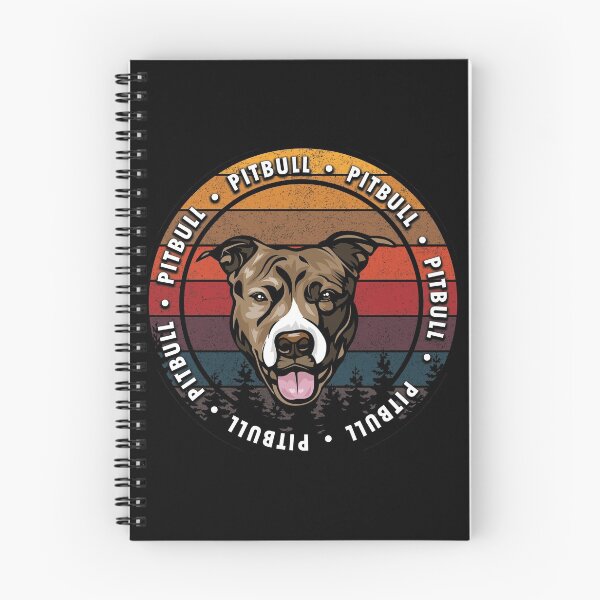 Item preview, Pitbull distressed sunset retro dog face design designed and sold by SamRVstore.