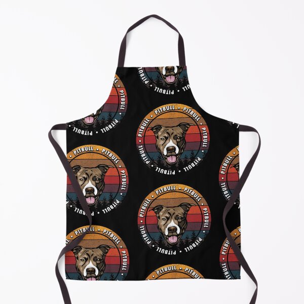 Item preview, Pitbull distressed sunset retro dog face design designed and sold by SamRVstore.