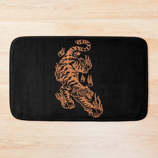 Item preview, 2022 Year of the Tiger - Flaming Orange Water Tiger designed and sold by Trinket-Trickster.