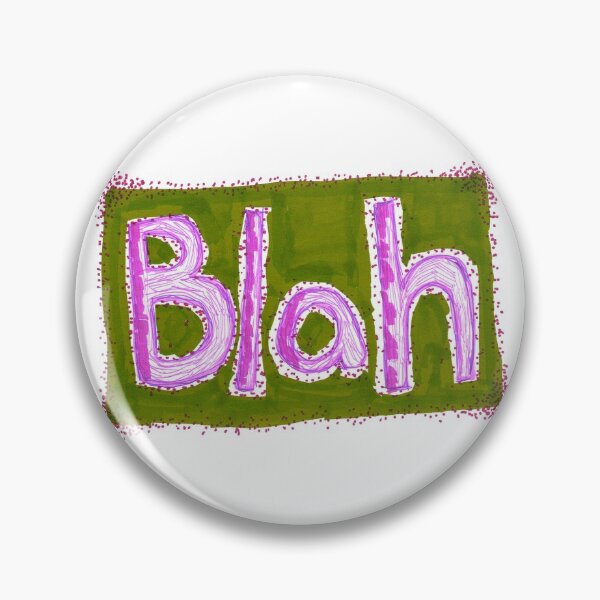 Item preview, Blah (green version) designed and sold by SassySpike.