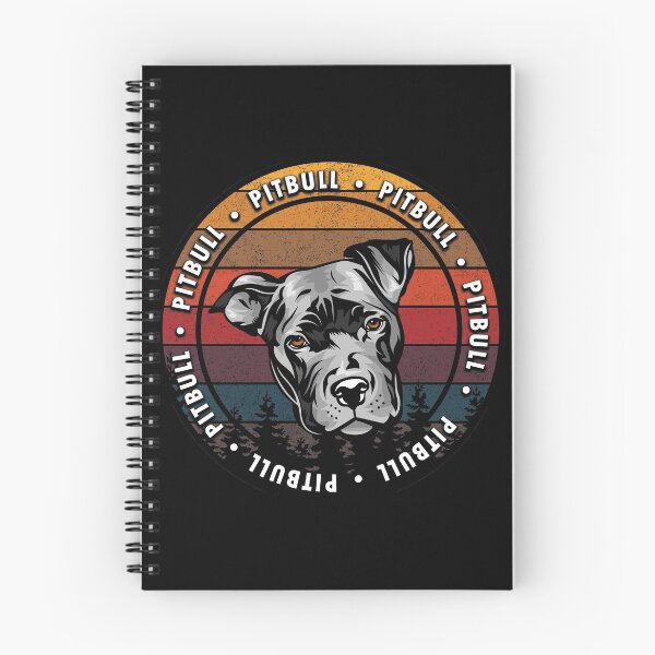 Item preview, Pitbull distressed sunset retro dog face design designed and sold by SamRVstore.