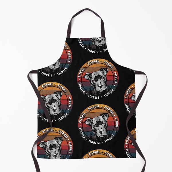 Item preview, Pitbull distressed sunset retro dog face design designed and sold by SamRVstore.