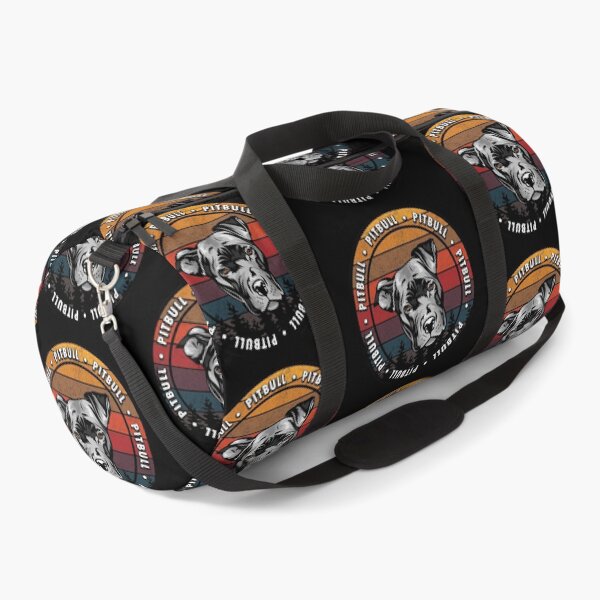Item preview, Pitbull distressed sunset retro dog face design designed and sold by SamRVstore.