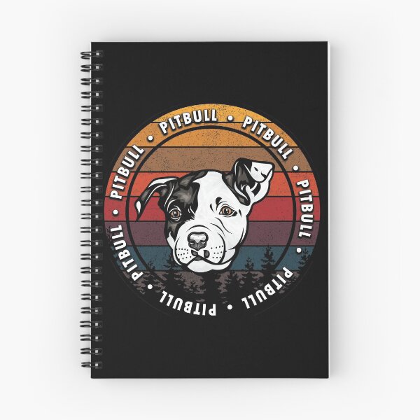 Item preview, Pitbull distressed sunset retro dog face design designed and sold by SamRVstore.