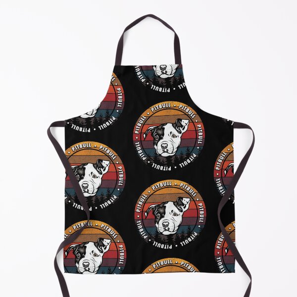 Item preview, Pitbull distressed sunset retro dog face design designed and sold by SamRVstore.