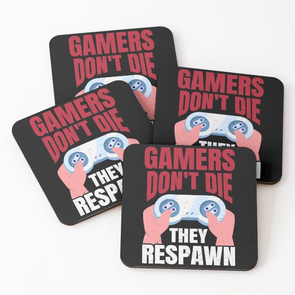 Item preview, Gamers Dont Die They Respawn 2021 dad leve unlocked designed and sold by ExcitedMood.