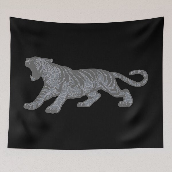 Item preview, 2022 Year of the Tiger - Grey Layered Tiger designed and sold by Trinket-Trickster.