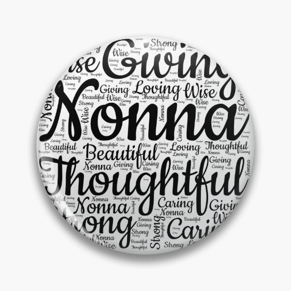 Item preview, Nonna Italian Word Cloud designed and sold by For Little Monkeys.