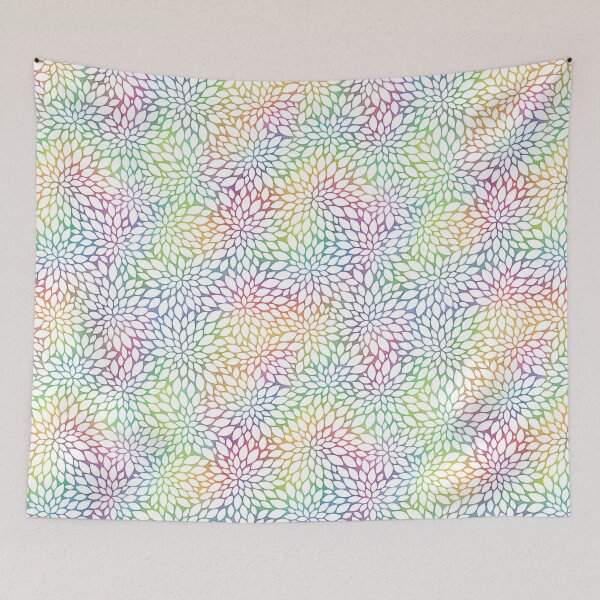 Item preview, Rainbow Dahlia Flower designed and sold by Meliafroggy.