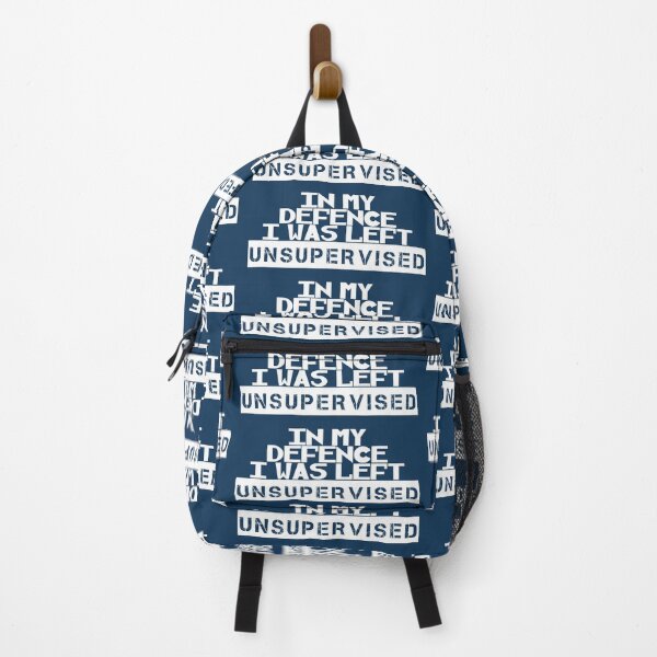 Item preview, In my defence, I was left unsupervised. Funny meme (white) designed and sold by SolidEarthArt.