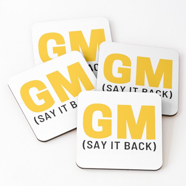 Item preview, GM - Good Morning (Say It Back) designed and sold by reallyrealnow.