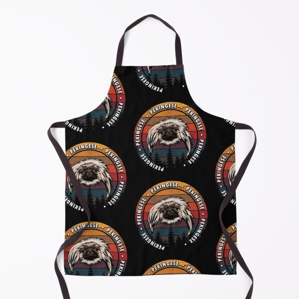 Item preview, Pekingese distressed sunset retro dog face design designed and sold by SamRVstore.