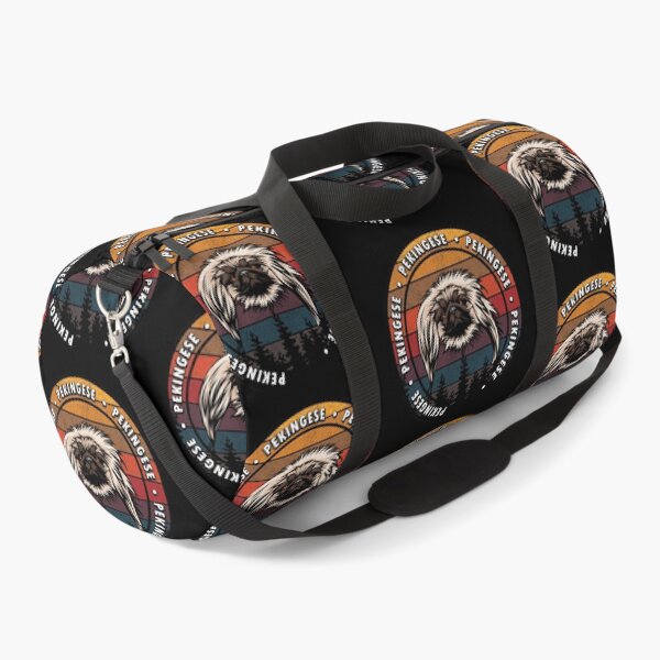 Item preview, Pekingese distressed sunset retro dog face design designed and sold by SamRVstore.
