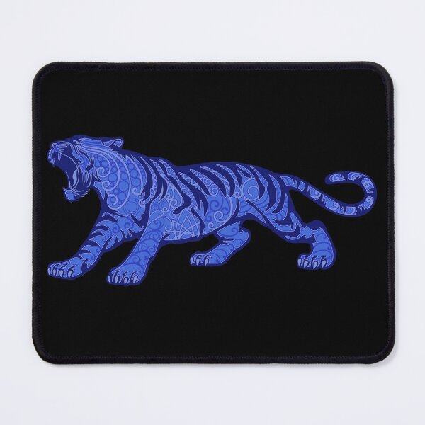 Item preview, 2022 Year of the Tiger - Blue Layered Tiger designed and sold by Trinket-Trickster.