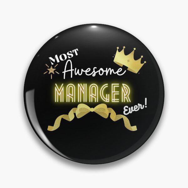 Item preview, Most Awesome Manager Ever - Female job role Motivational Quotes designed and sold by Witfulwisdom.