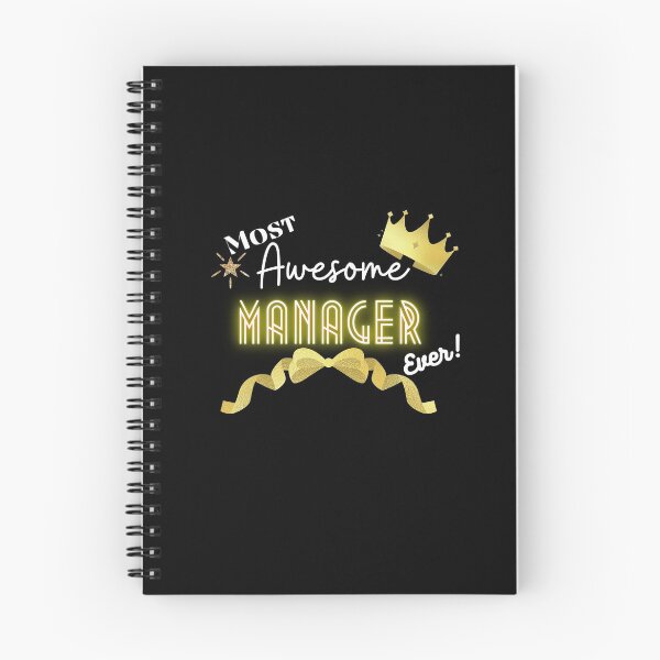 Item preview, Most Awesome Manager Ever - Female job role Motivational Quotes designed and sold by Witfulwisdom.