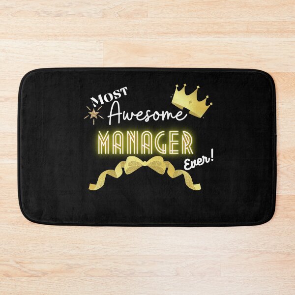Item preview, Most Awesome Manager Ever - Female job role Motivational Quotes designed and sold by Witfulwisdom.