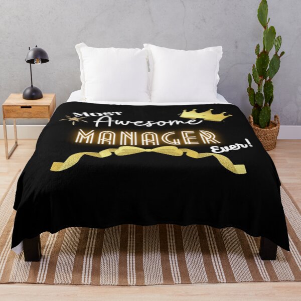 Item preview, Most Awesome Manager Ever - Female job role Motivational Quotes designed and sold by Witfulwisdom.