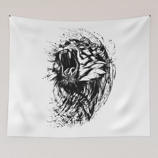 Item preview, Ink Tiger Wild designed and sold by RafaelLima7.