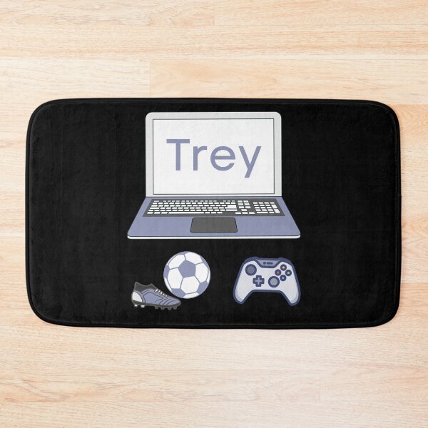 Item preview, Personalized Trey - Gaming Soccer Player designed and sold by SilkenDove.