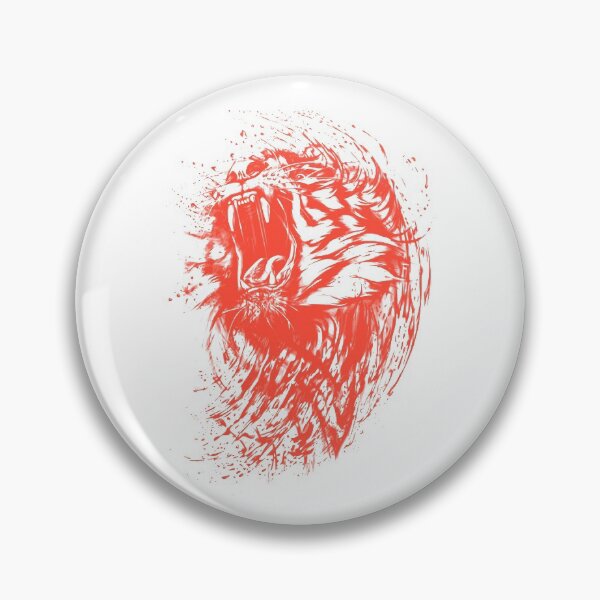 Item preview, Ink Tiger Wild Red designed and sold by RafaelLima7.