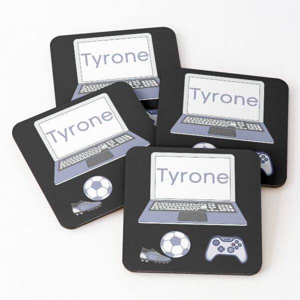 Item preview, Personalized Tyrone - Gaming Soccer Player designed and sold by SilkenDove.