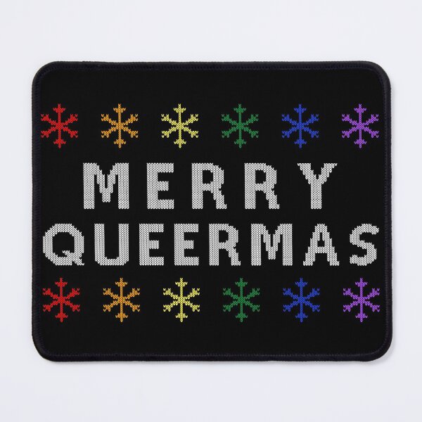 Item preview, Merry Queermas Ugly Sweater (Rainbow) designed and sold by Queerdelion.