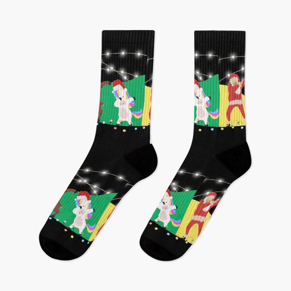 Artikelvorschau, Dabbing Santa Einhorn Rentier Weihnachtsbeleuchtung entworfen und verkauft von Schka.