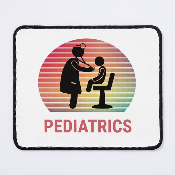 Item preview, Pediatrics, stethoscope, kids, pediatrician in sunset background designed and sold by doctors-apparel.