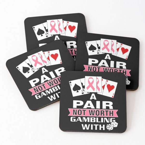 Item preview, A Pair NOT Worth Gambling With - Breast Cancer Annual Check-up Reminder designed and sold by allmarkmade.