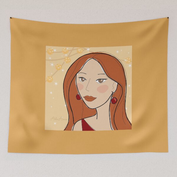 Item preview, Girl in Red designed and sold by ArteAnnie.