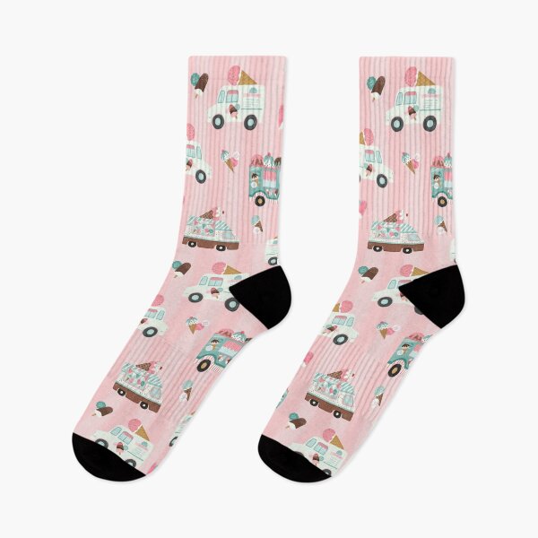 Item preview, Vintage Ice Cream Trucks on Pink designed and sold by Heather Rosas.