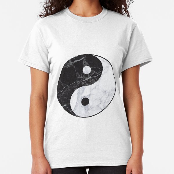 marble yin yang Classic T-Shirt